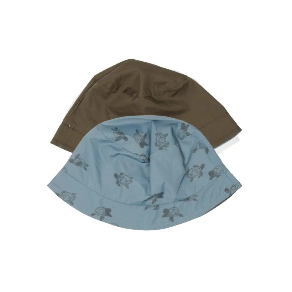 Little Dutch reversible zonnehoedje Turtle Island olive,2,m,olijf,Boys
