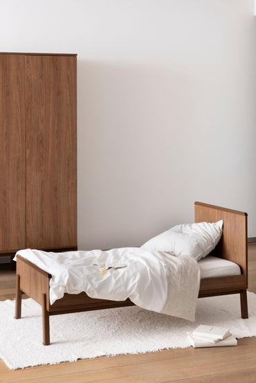 Quax Lit Enfant Ashi Lit  évolutif Lg 70 x L 140 cm Chestnut 