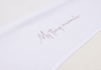 Jollein Drap pour berceau ou parc My Tiny Miracle Wild Rose