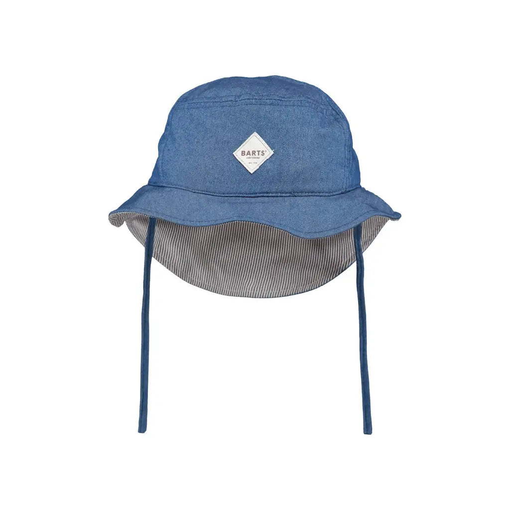 8960138 Hoedje, Lune Buckethat, met nek- bescherming, denim, m45