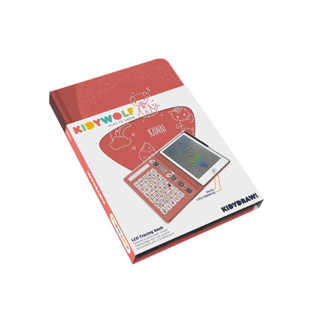 Kiddywolf Tekenboek Kidydraw Mini - Kawai