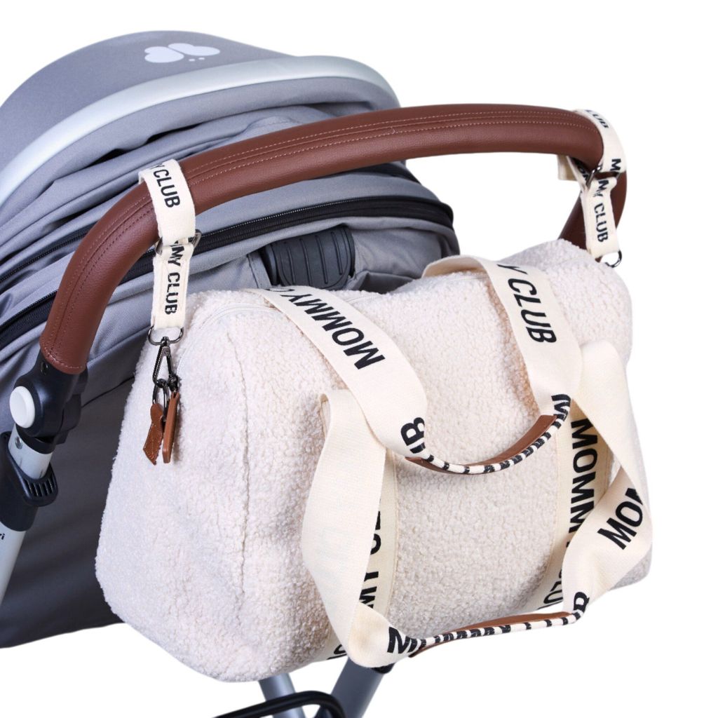 Childhome Verzorgingstas Mommy Club Signature Teddy Ecru