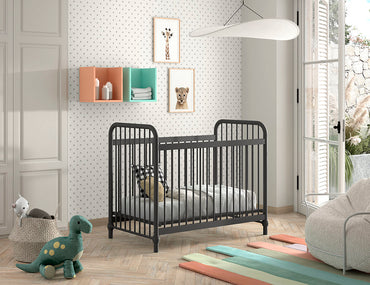 Jaxx Lit de bébé L 120 x Lg 60 cm Bronxx Black