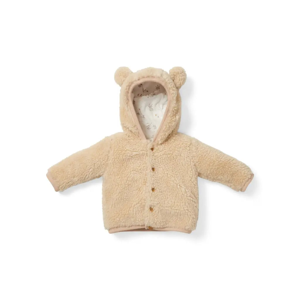 Little Dutch Teddy vestje maat 50/56 Sand