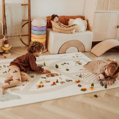 Play&Go Puzzelmat Farm Multi – 6 Stuks
