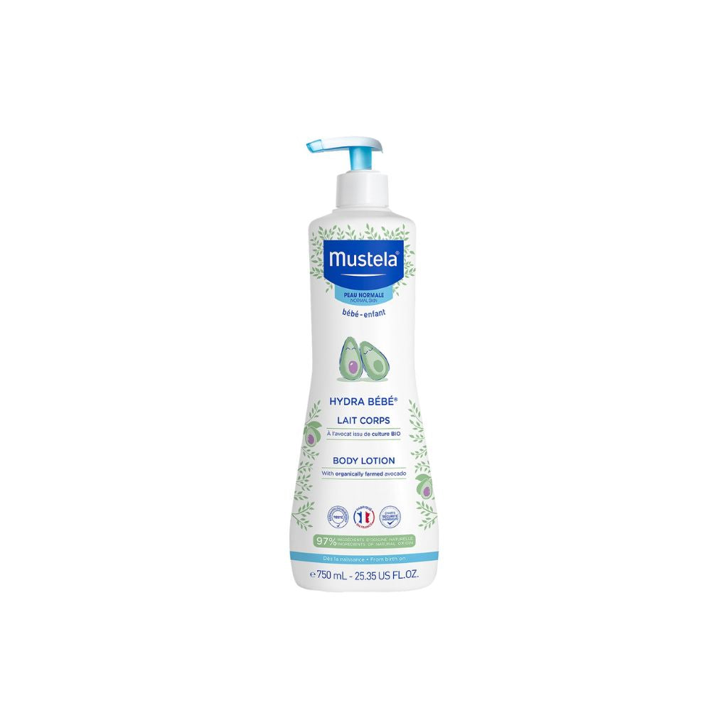 Mustela Lait corporel peaux normales 750 ml