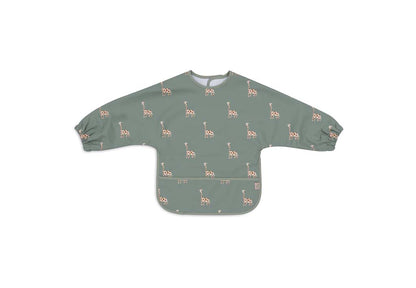 Jollein Bavoir à manches imperméable Jungle Jambo Ash Green