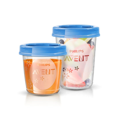Philips AVENT 20 bewaarpotjes van 180 ml en 240 ml