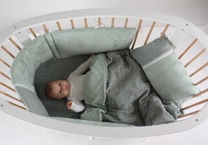 Jeux d'enfants Housse de couette pour lit Petite Plume Green Pastel