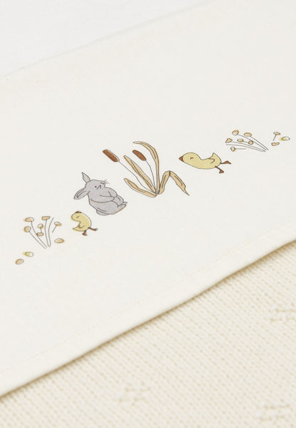 Jollein Drap pour berceau ou parc Riverside Multi coton Lg 100 x L 75 cm