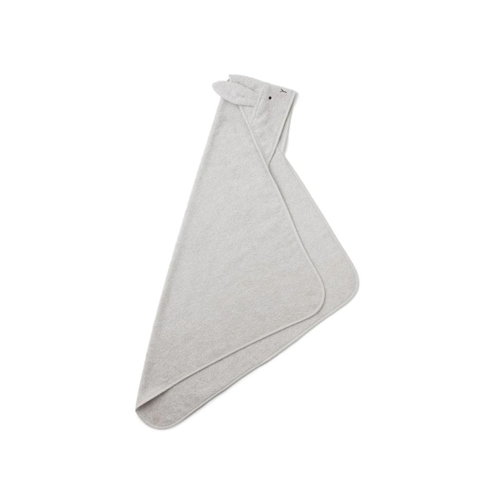 Liewood Badcape Rabbit grijs