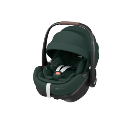 Maxi-Cosi Kinderwagen 5 in 1 Oxford Twillic Green + Sense draagmand + adapter + autostoel Pebble 360 pro 2 + basis Familyfix 360 Pro
