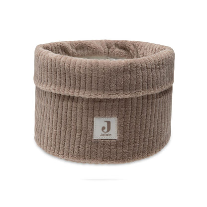 Jollein Panier de rangement Cloudy Rib Milky Coffee 14 x 18 cm