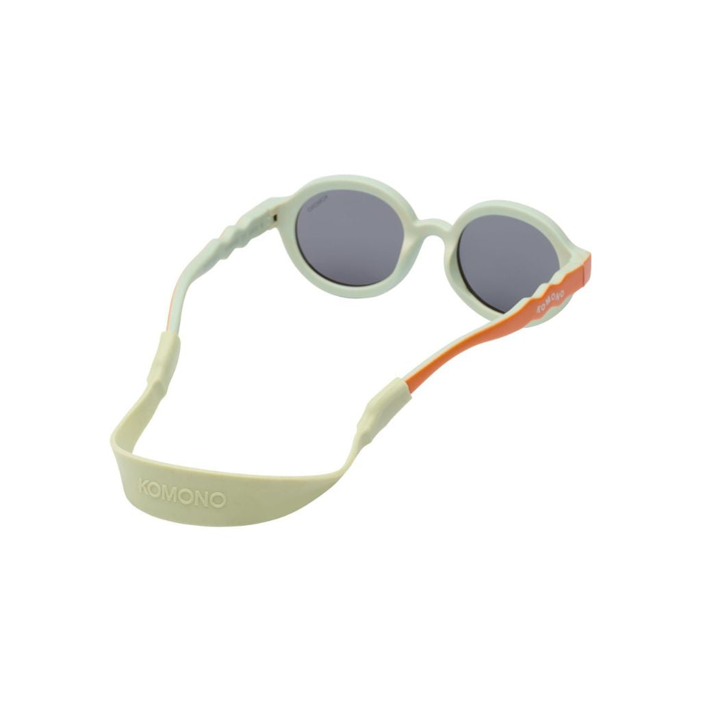 KOMONO Lunettes de soleil Lele Kiddos Pumpkin Twins de 1 an à 2 ans