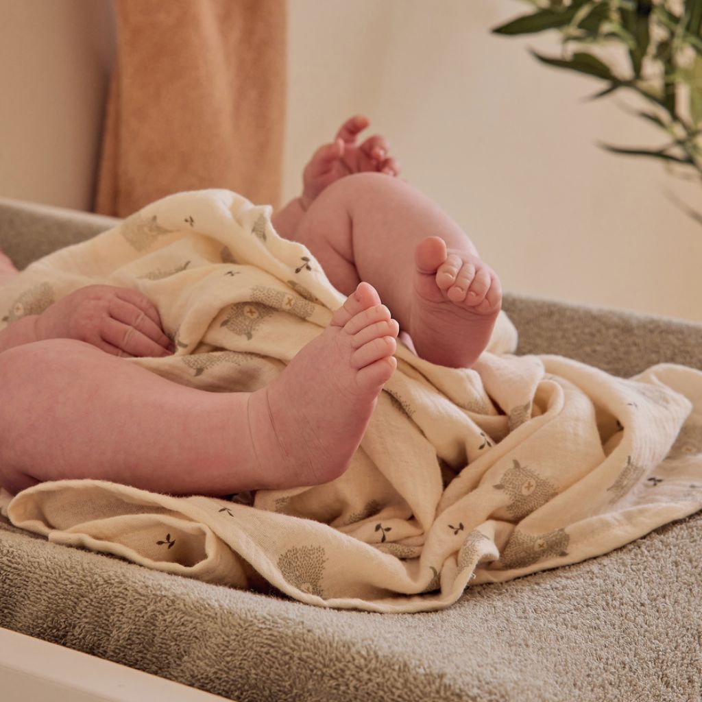 Noukie's Drap Fluffy & Orso 100 x 100 cm - 2 pièces