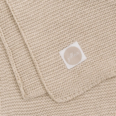 Jollein Couverture pour lit Basic Knit Nougat