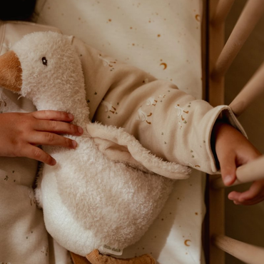 Little Dutch Hoeslaken voor wieg Moon & Stars wit