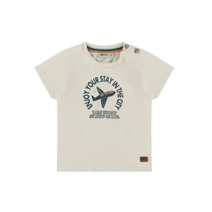 Babyface t-shirt korte mouw m 80 off white Boys