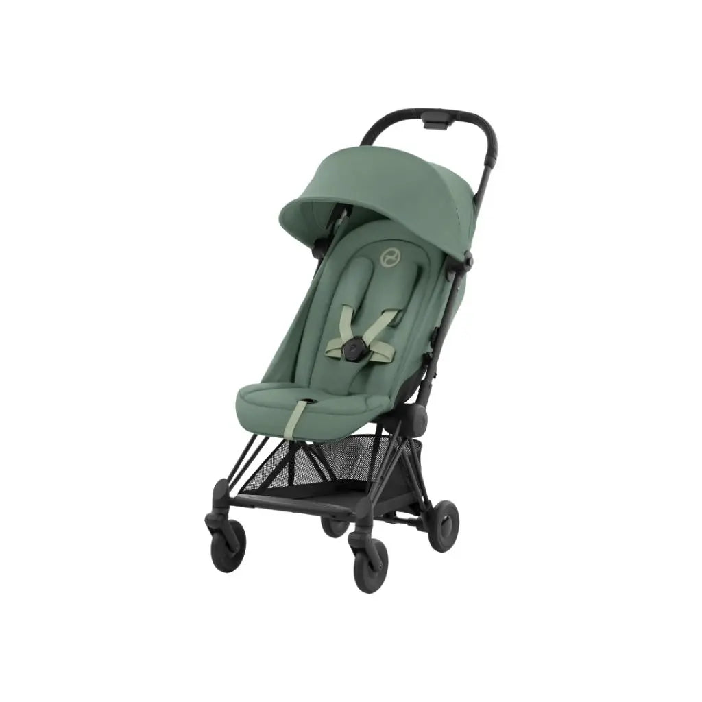 Cybex INFO:Buggy Coya Black frame zitje Leaf Green