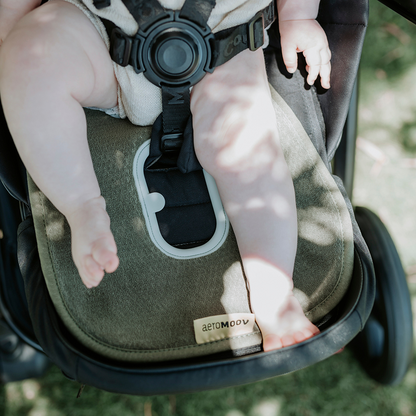 Inlegkussen voor kinderwagen/buggy Airlayers groep B Moss green