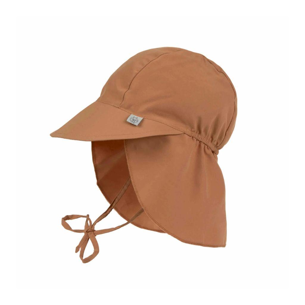 Zonnehoedje Flap Hat unisex Almond