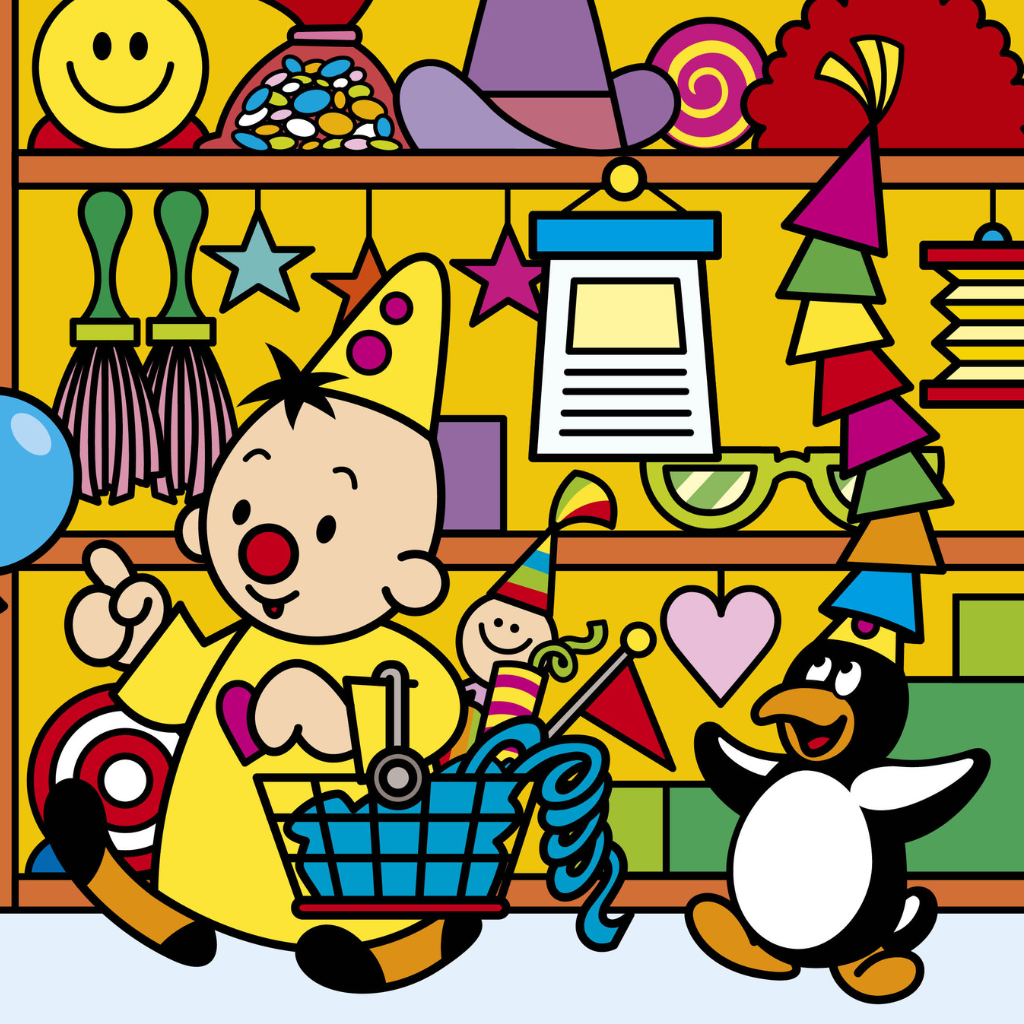 Bumba Livre en carton avec volets - Bumba fête son anniversaire Bumba NL