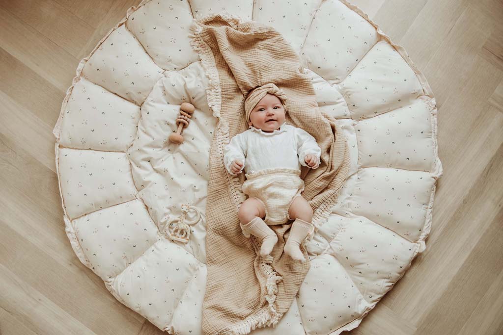 Play&Go Babymat Cocoon Bloom Moon Beige