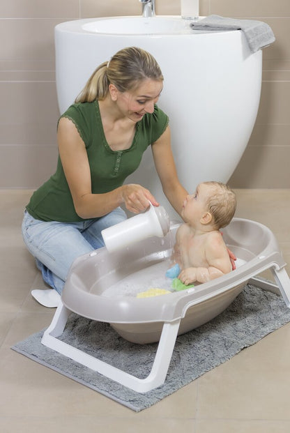 OK Baby Baignoire Onda Slim pliante gris