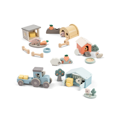 Done by Deer Tractor Tiny Farm Dotti Blue