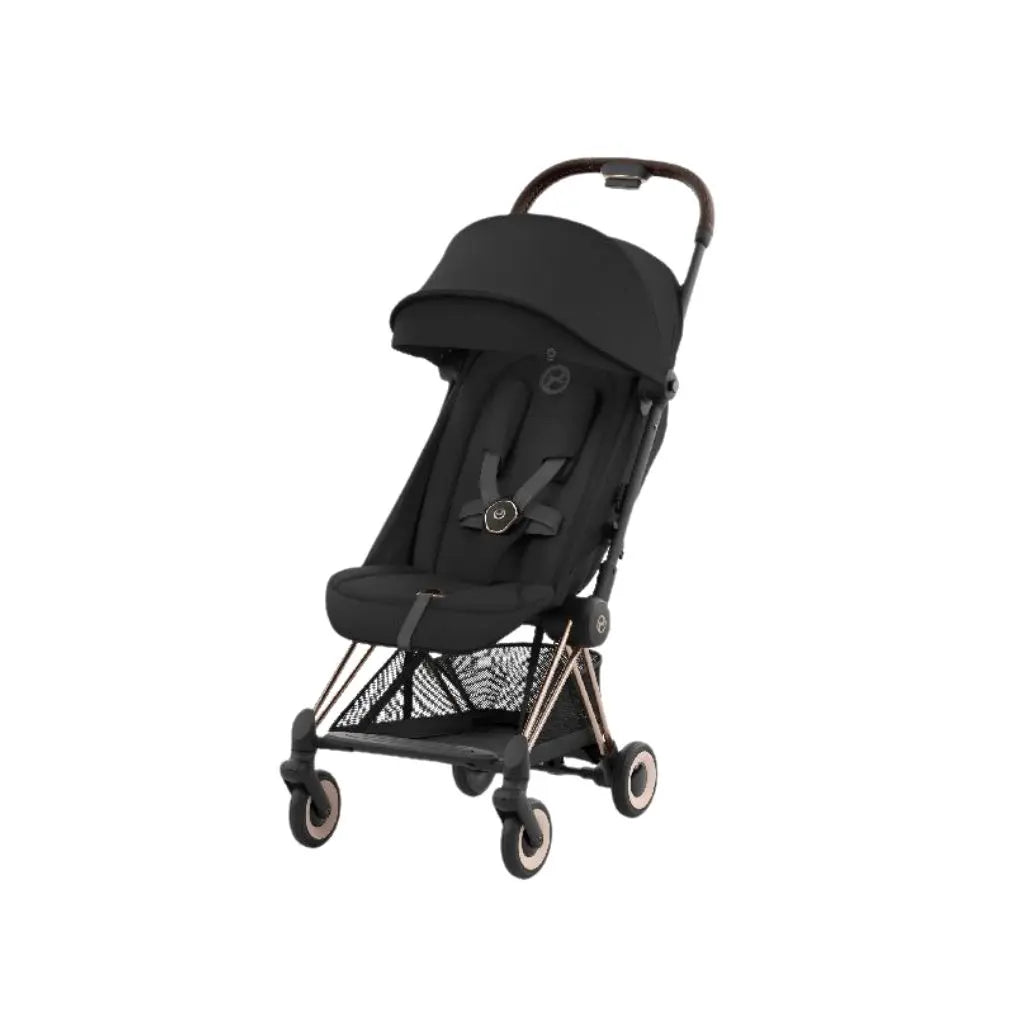 Cybex Buggy Coya Rosegold frame, zitje Sepia Black
