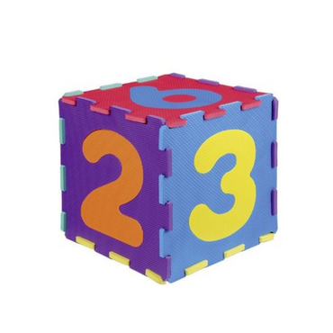Puzzeltegels Numbers 0-9 EVA puzzle 31 x 31 cm - 10 stuks