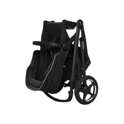 Thule 2-in-1 Kinderwagen Sleek2 Black + Draagmand Black + Gratis Zwarte Voetenzak