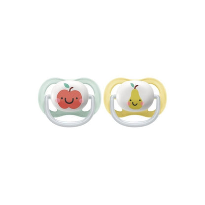 Philips AVENT Fopspeen + 0 maanden Ultra Air appel/peer - 2 stuks
