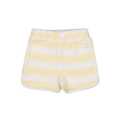 Feetje Short streep badstof Sunshine m 74 Yellow Meisjes