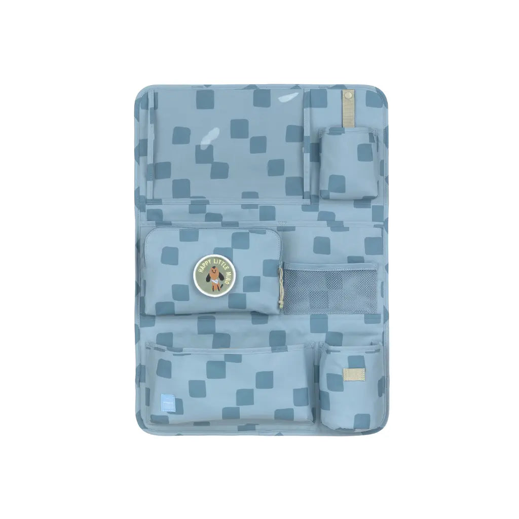Lässig Sac de rangement Car Wrap-to-go Pattern Party bleu