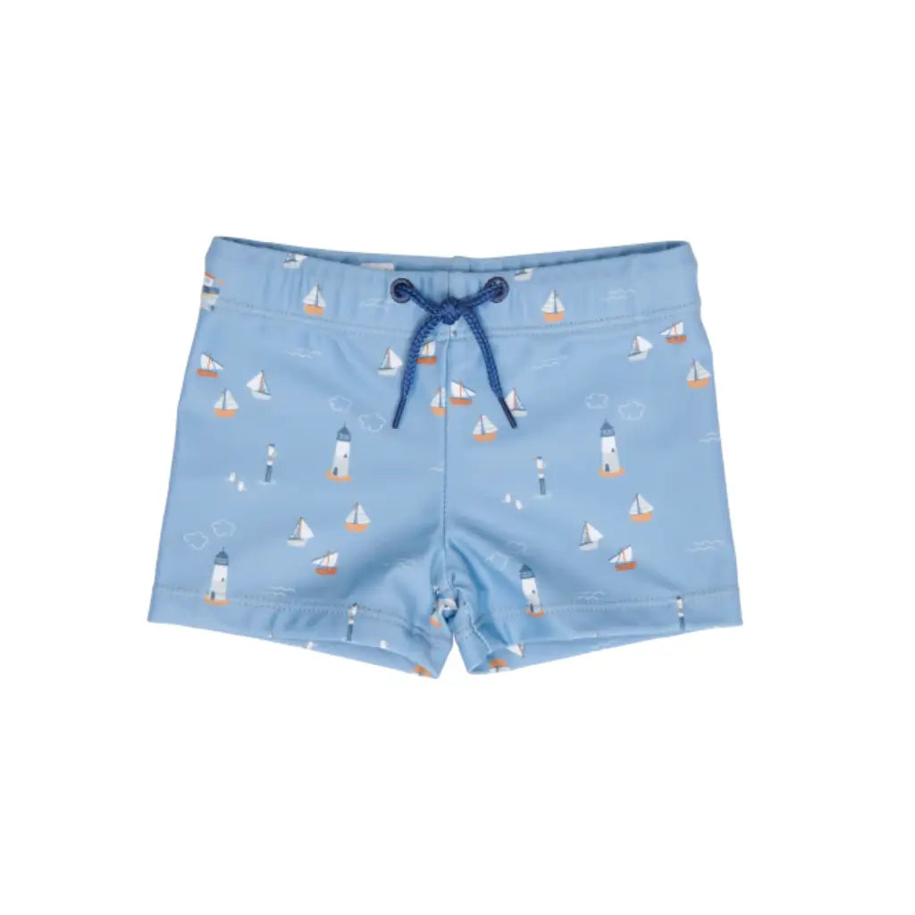 Little Dutch zwembroek Sailors Bay Dark Blue,74/80,blauw,Boys