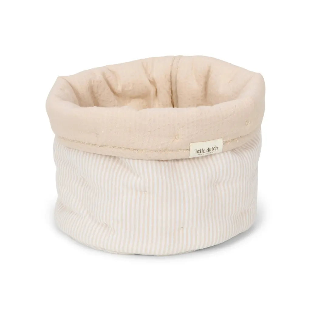 Little Dutch Opbergmand klein Pure Soft beige