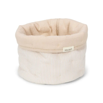 Little Dutch Opbergmand klein Pure Soft beige