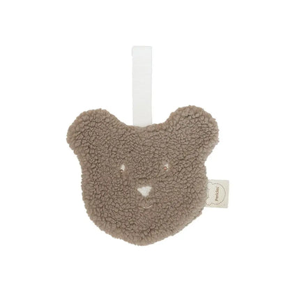 Pericles Attache-tétine ours chocolat