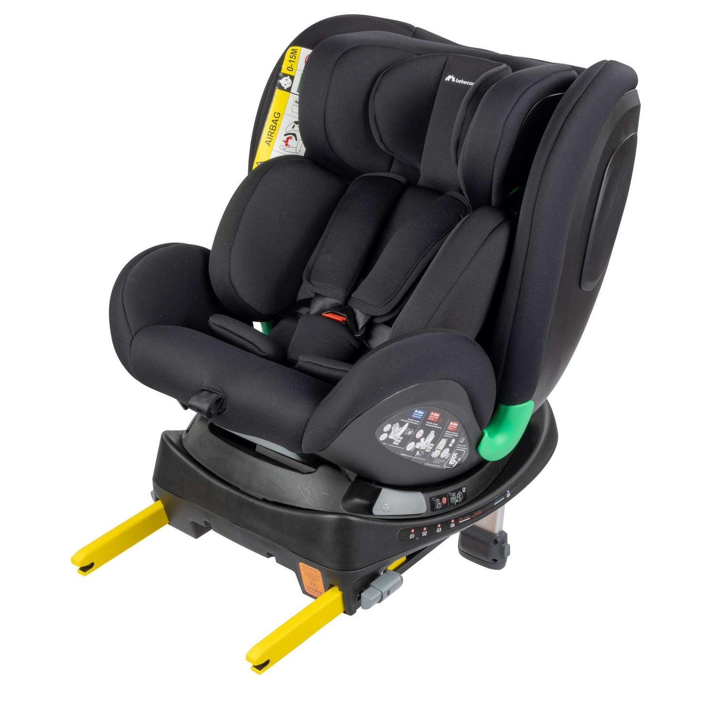bebeconfort Siège-auto Evolvefix+ i-Size Groupe 1/2/3 Black