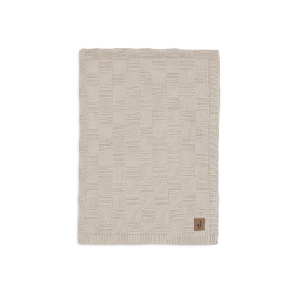 Jollein Couverture pour berceau Box Knit Warm Sand 100 x 150 cm