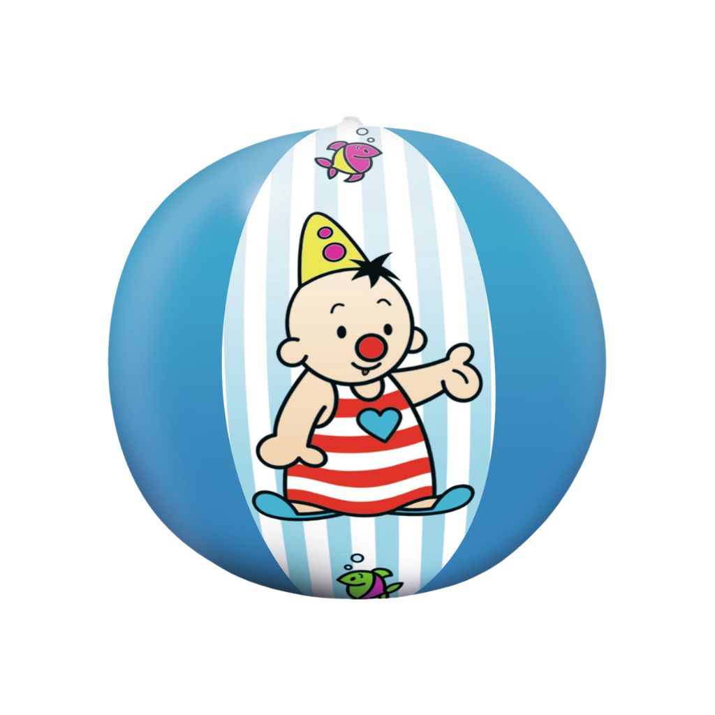 Bumba Ballon de plage Bleu 30cm