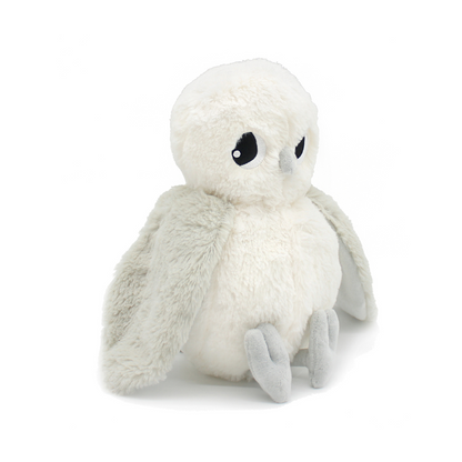Les Déglingos Knuffel Coucou Polar Owl Mum & Baby Offwhite/Light Grey Ptipotos