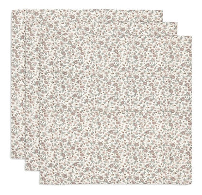 Jollein Essuie tetra  Retro Flowers Multi - 3 pièces