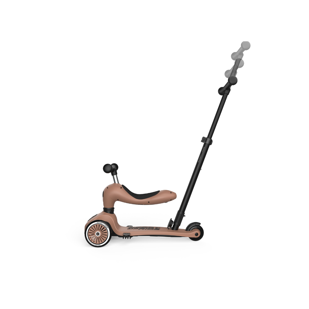 Scoot and Ride Loopfiets Highwaykick 1 Push & Go Mocha