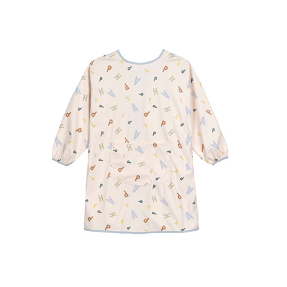 Lässig Bavoir à longues manches Happy Fruits Light blue