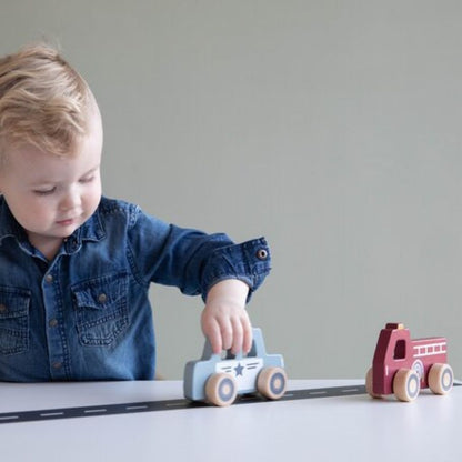 Little Dutch Houten Hulpverleningsauto's