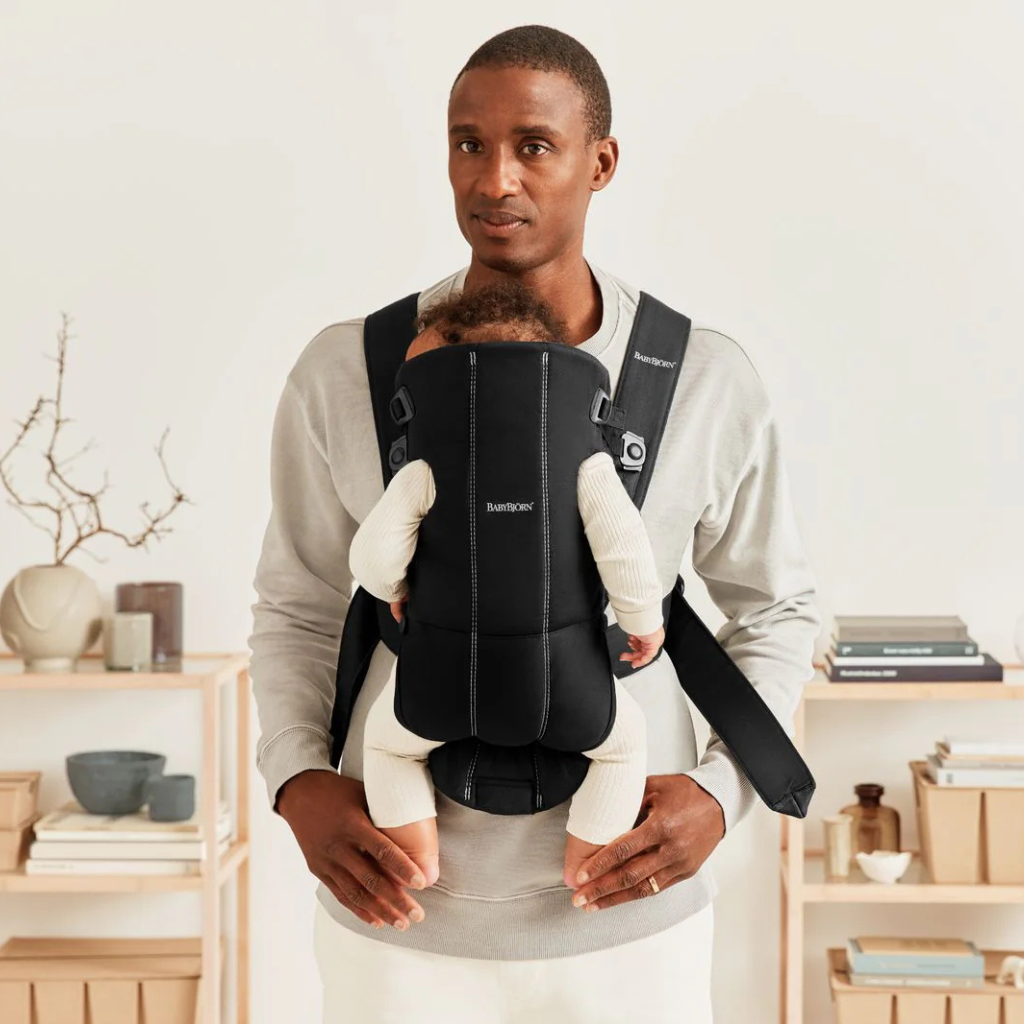BabyBjörn Buikdrager Mini 3D Mesh  zwart