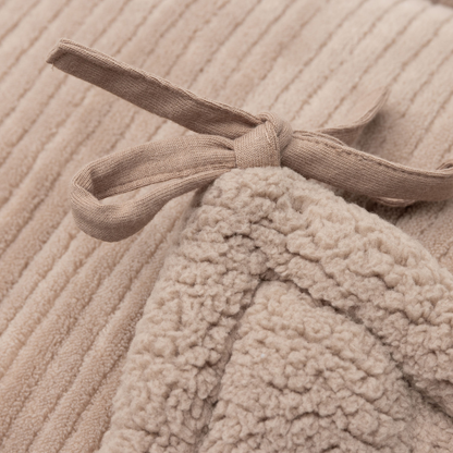 Jollein Parkomrander Cloudy Rib Milky Coffee 180 x 30 cm