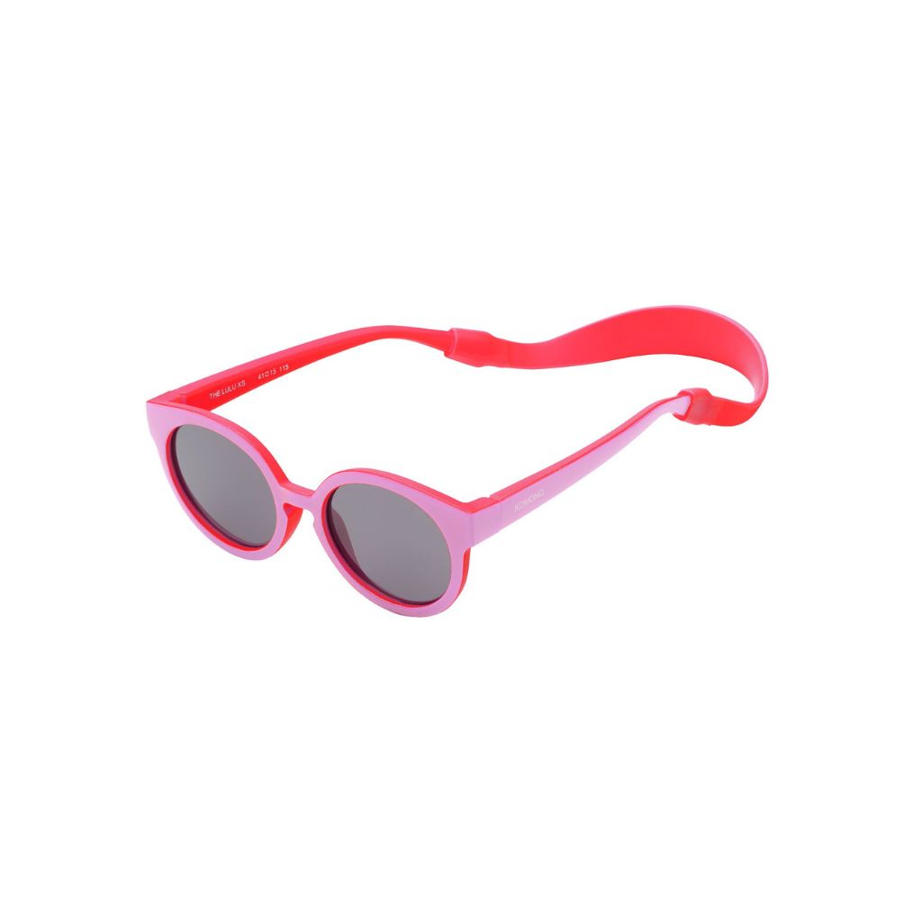 KOMONO Lunettes de soleil Lulu Kiddos Flamingo Twins de 1 an à 2 ans